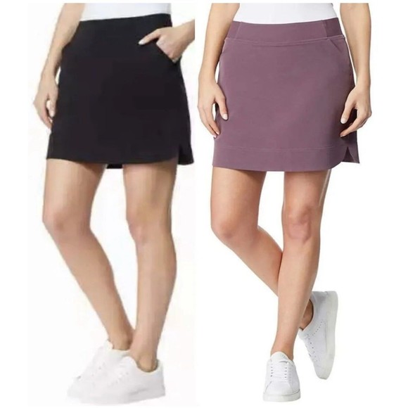 32 Degrees Cool Womens Soft‎ Comfort Stretch Pull On Skort Skirt Golf Size XL - Picture 1 of 9